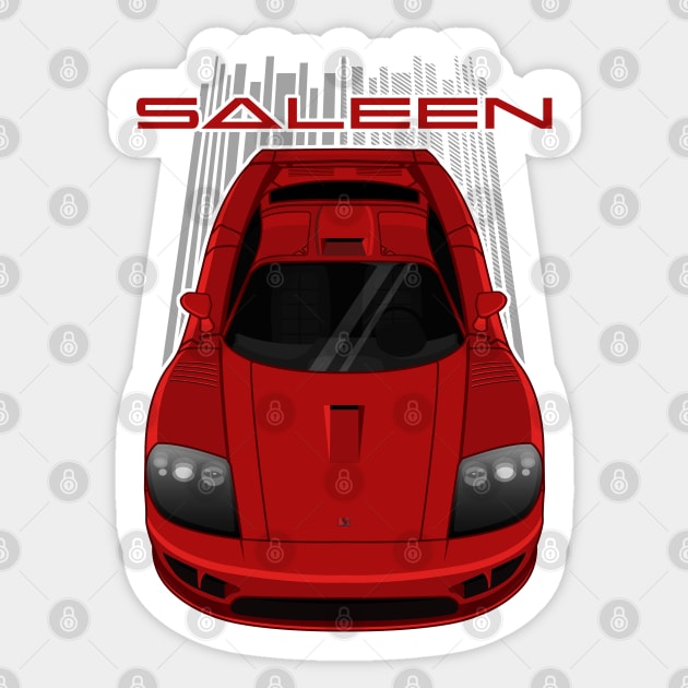 Saleen S7 - Red Sticker by V8social